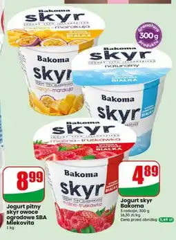 Dino Jogurt skyr Bakoma mango-marakuja oferta