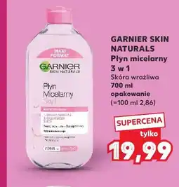 Kaufland Płyn micelarny Garnier Skin Naturals 3 w 1 oferta