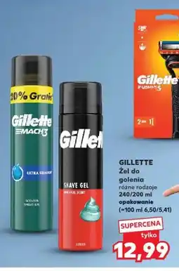 Kaufland Żel do golenia Gillette Mach3 Extra Comfort oferta