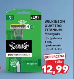 Kaufland Maszynki do golenia Wilkinson Sword Quattro Titanium oferta