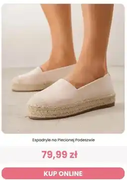 Renee Espadryle na plecionej podeszwie Renee oferta