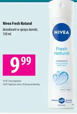 Hebe Dezodorant w sprayu damski Nivea Fresh Natural oferta