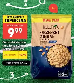 Biedronka Orzeszki ziemne smażone solone Baka D'Or oferta