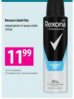 Hebe Antyperspirant w sprayu męski Rexona Cobalt Dry oferta