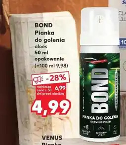Kaufland Pianka do golenia Bond aloes oferta