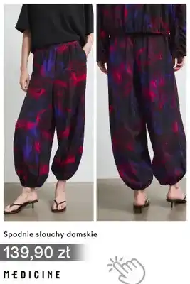 Spodnie slouchy damskie Medicine