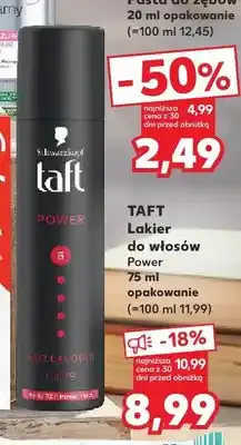 Kaufland Lakier do włosów Taft Power oferta