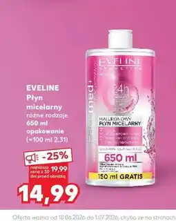 Kaufland Płyn micelarny Eveline Facemed+ oferta