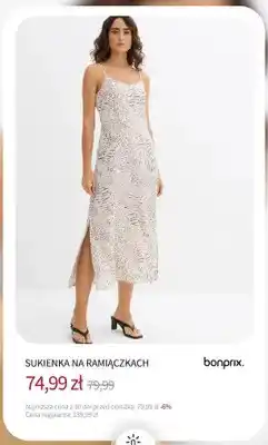 BonPrix Sukienka na ramiączkach Bonprix oferta