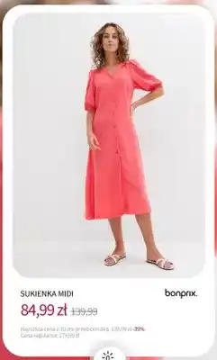 BonPrix Sukienka midi Bonprix oferta