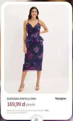 BonPrix Sukienka koktajlowa Bonprix oferta