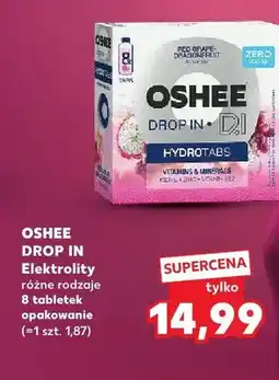 Kaufland Elektrolity Oshee Drop In Hydrotabs oferta