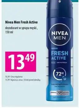 Hebe Dezodorant w sprayu męski Nivea Men Fresh Active oferta