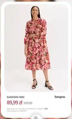 BonPrix Sukienka midi Bonprix oferta
