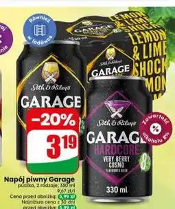 Dino Napój piwny Garage Lemon & Lime Shock oferta