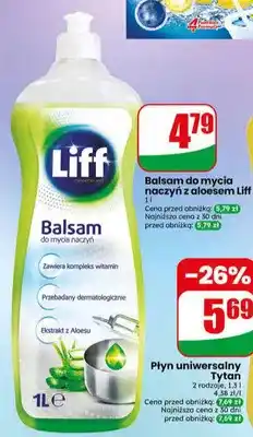 Dino Balsam do mycia naczyń z aloesem Liff Premium oferta