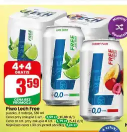 Dino Piwo bezalkoholowe Lech Free Cherry Plum oferta