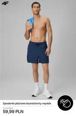 4F Spodenki plażowe boardshorty męskie 4F oferta