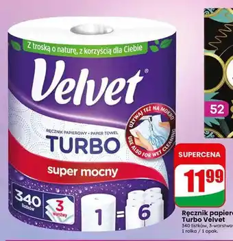 Dino Ręcznik papierowy Velvet Turbo oferta