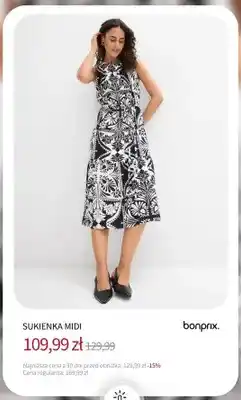 BonPrix Sukienka midi Bonprix oferta