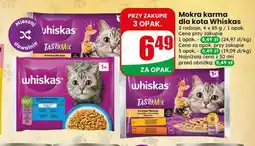 Dino Mokra karma dla kota Whiskas Rybne Pyszności 4-pak oferta