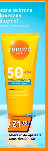 Action Zenova Mleczko do opalania Sensitive SPF 50 oferta