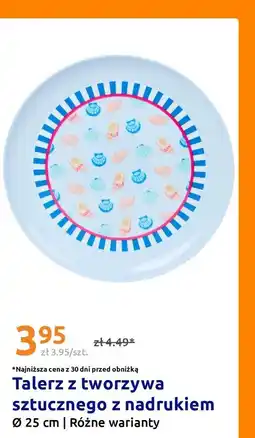Action Talerz z tworzywa sztucznego z nadrukiem oferta