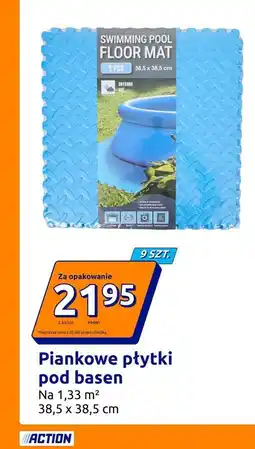 Action Piankowe płytki pod basen oferta