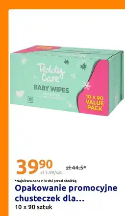 Action Teddy Care Opakowanie promocyjne chusteczek dla niemowląt oferta