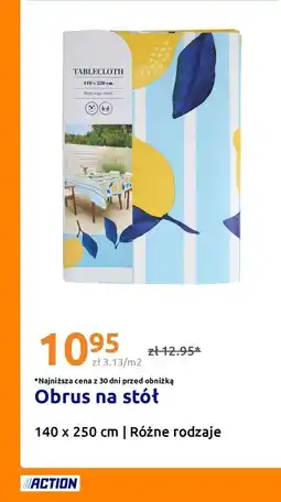 Action Obrus na stół oferta