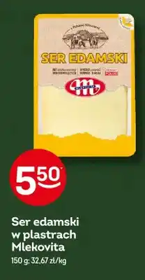 Żabka Ser edamski w plastrach Mlekovita oferta