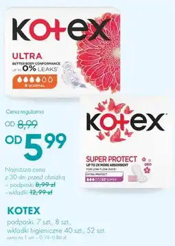 SuperPharm Podpaski Kotex 7 szt oferta