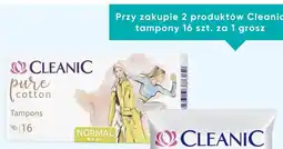 SuperPharm Tampony Cleanic Pure Cotton Normal oferta