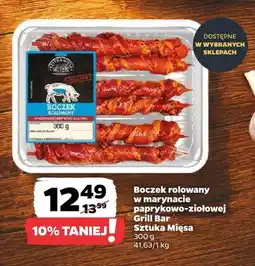 Netto Boczek rolowany w marynacie paprykowo-ziołowej Grill Bar Sztuka Mięsa oferta