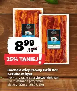 Netto Boczek wieprzowy Grill Bar Sztuka Mięsa oferta