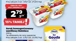 Netto Serek homogenizowany waniliowy Rolmlecz oferta