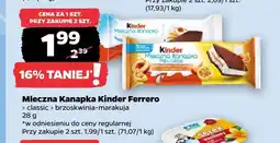 Netto Mleczna Kanapka Kinder Ferrero classic oferta