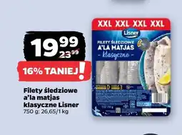 Netto Filety śledziowe a'la matjas klasyczne Lisner oferta