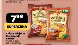 Netto Chipsy Wiejskie Ziemniaczaki o smaku wędzonki Lorenz oferta