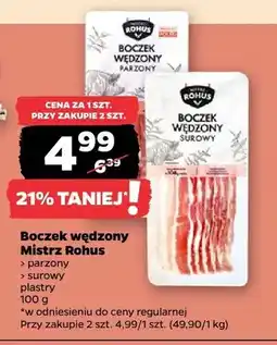 Netto Boczek wędzony parzony Mistrz Rohus oferta