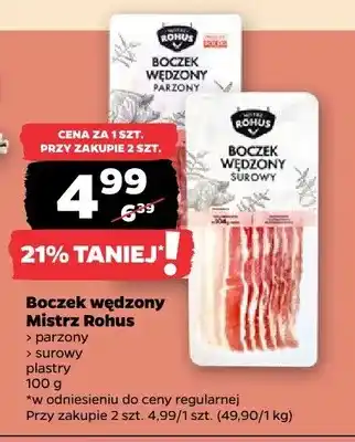 Netto Boczek wędzony parzony Mistrz Rohus oferta