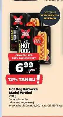 Netto Hot Dog Parówka Madej Wróbel oferta