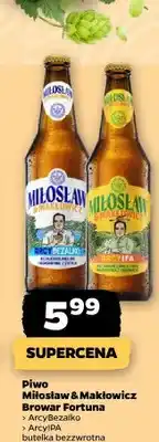 Netto Piwo bezalkoholowe Miłosław & Makłowicz Browar Fortuna ArcyBezalko oferta