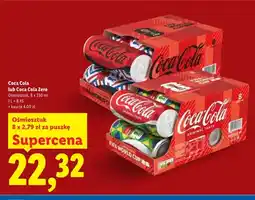 Lidl Napój gazowany Coca-Cola 8-pak oferta