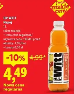 Lidl Napój Dr Witt oferta
