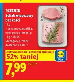 Lidl Schab wieprzowy bez kości Rzeźnik oferta