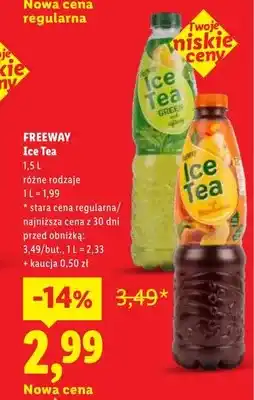 Lidl Ice Tea Green Tea Freeway oferta