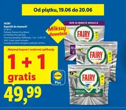 Lidl Kapsułki do zmywarki Fairy Platinum oferta