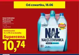 Lidl Woda mineralna niegazowana Nałęczowianka 6-pak oferta