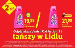Lidl Odplamiacz Vanish Oxi Action oferta